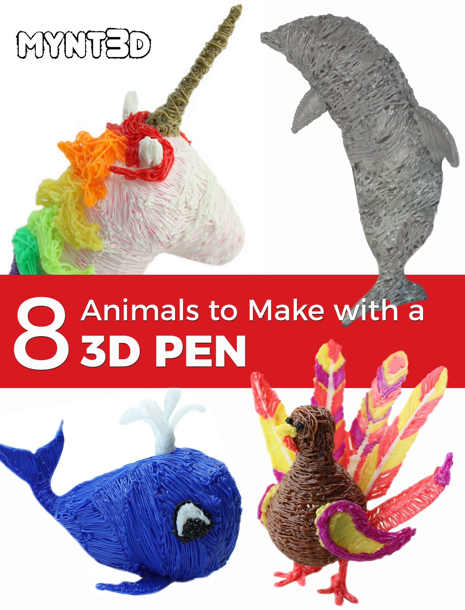 3D Pen Art - 5 EASY Ideas for Beginners 