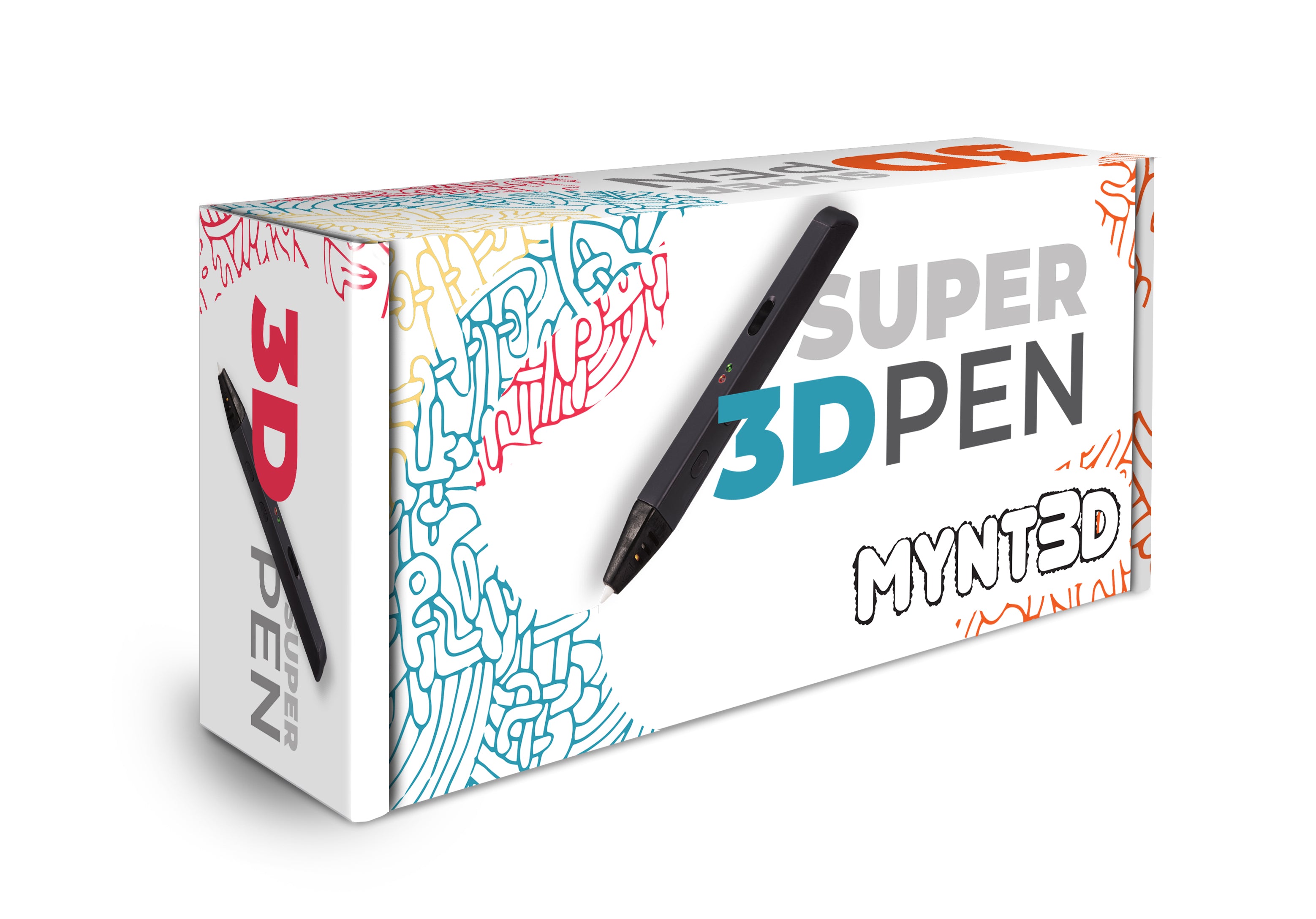 MYNT3D Paquete de bolígrafo 3D Pro + ABS de 10 colores + kit de alfombrilla  DesignPad